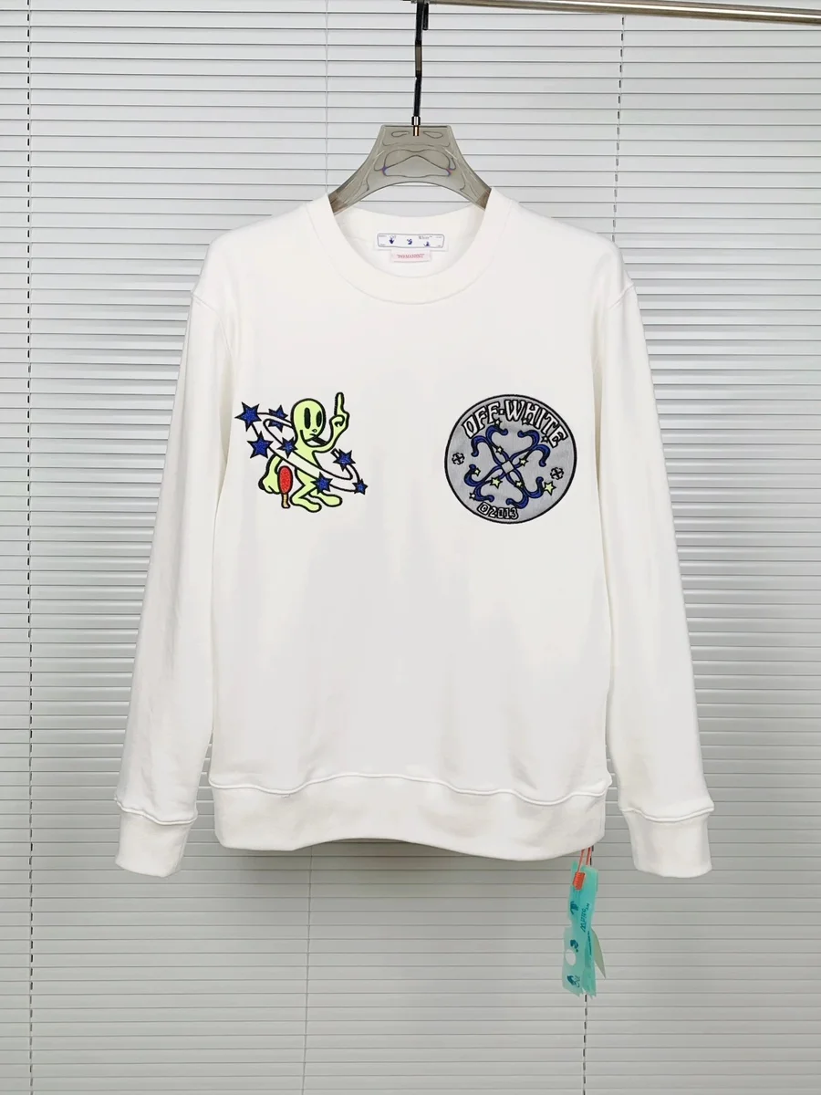Off-White OW100 Alien Sweatshirt White Casual