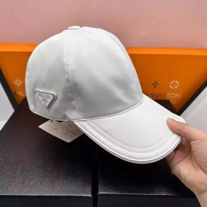 Prada White Classic Cap
