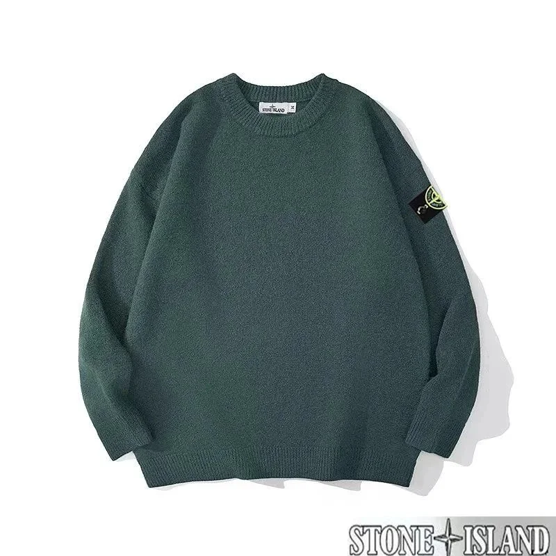 Stone Island Shadow Project Olive Green Sweater
