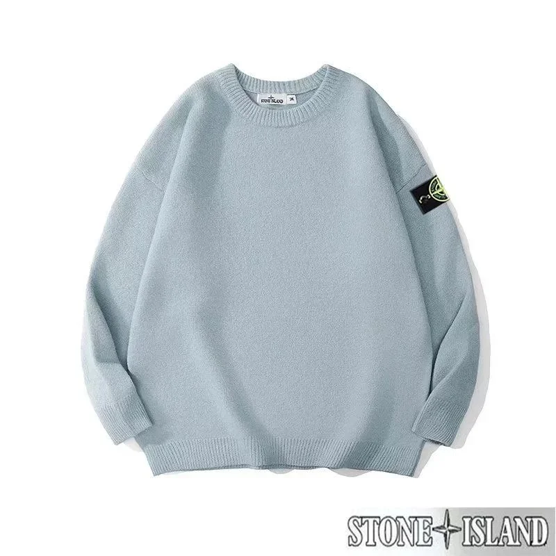Stone Island Shadow Project Light Blue Sweater