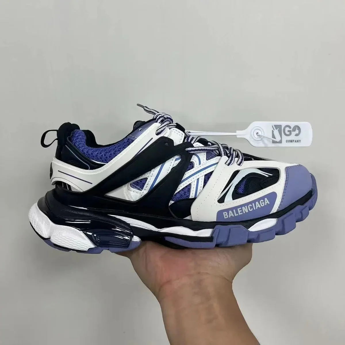 Balenciaga Track.3.0 Triple Black/White/Purple Sneakers