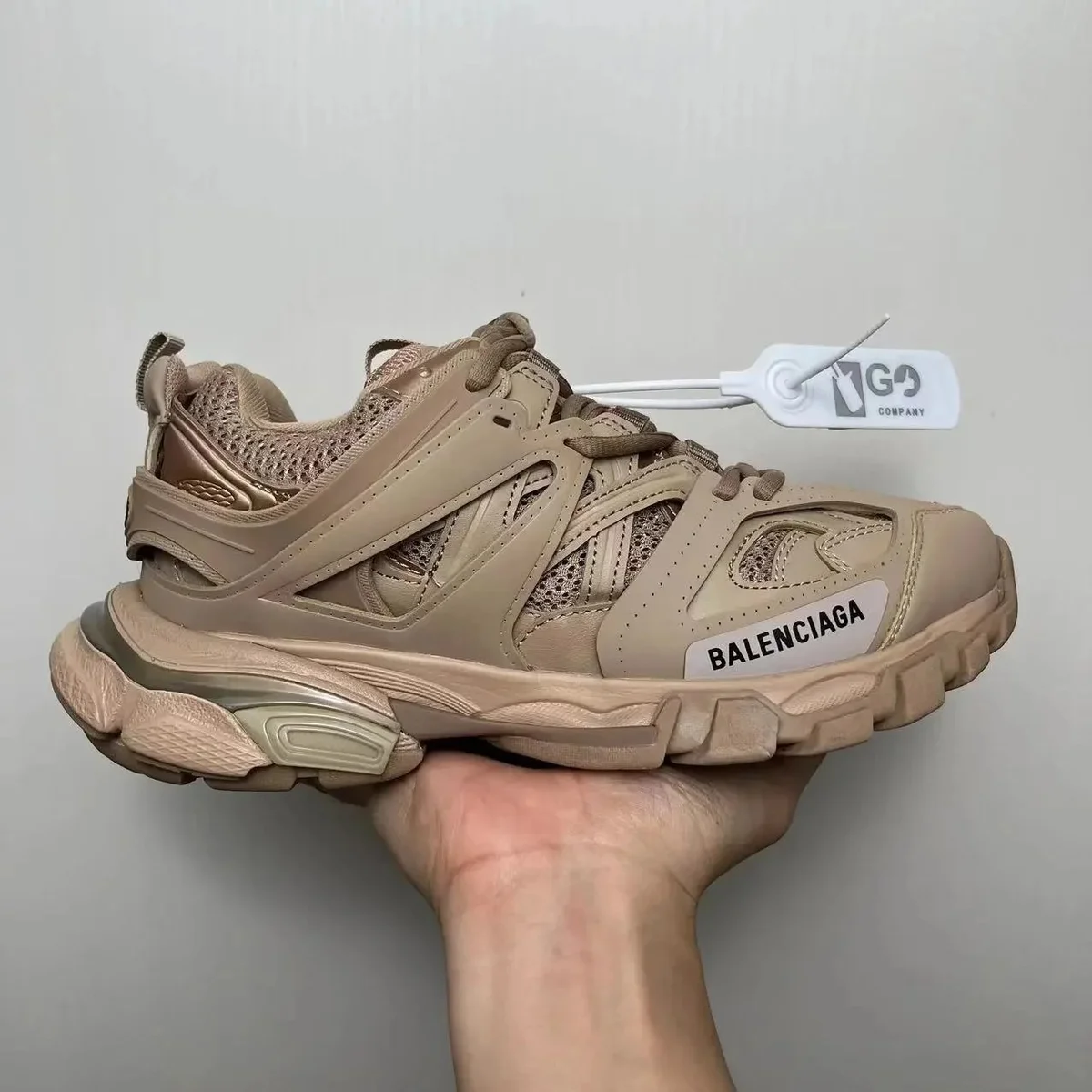 Balenciaga Track Triple S Beige Sneakers
