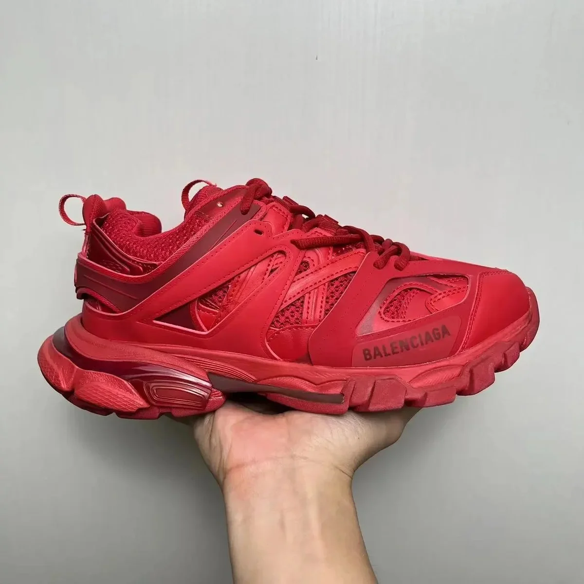 Balenciaga Balenciaga Track Triple Red Sneakers Red - 1