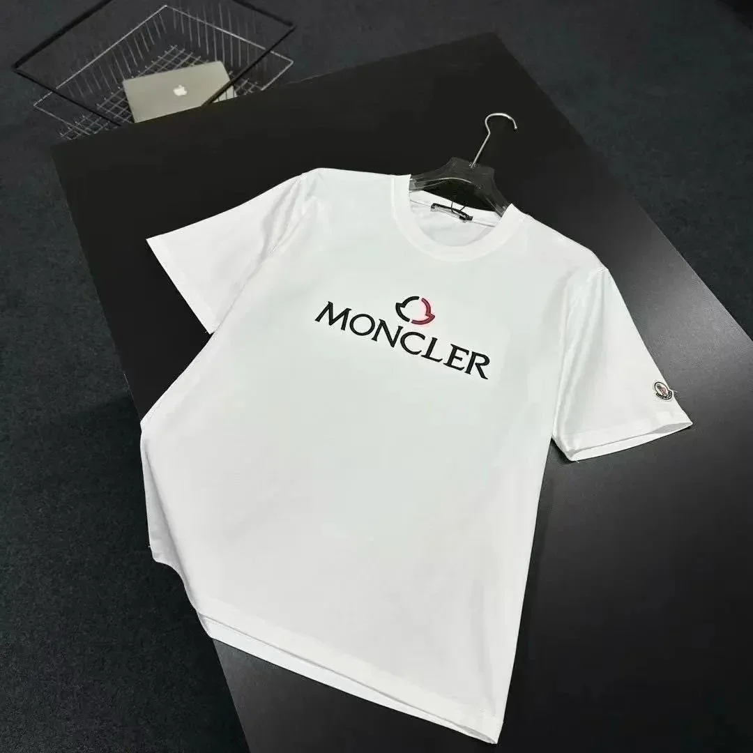 Moncler White Logo T-Shirt