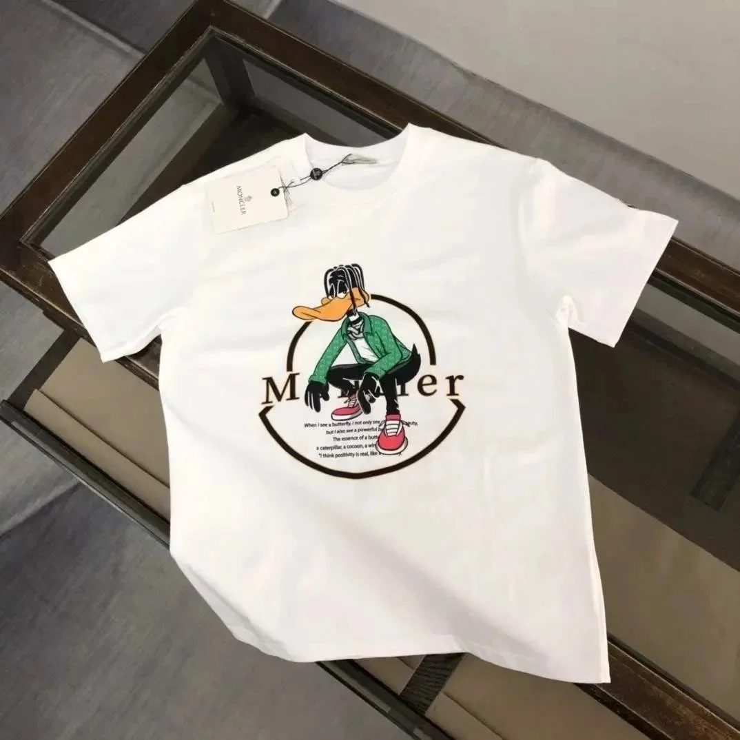 Moncler Duck Graphic T-Shirt White