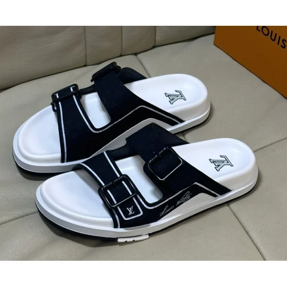 Louis Vuitton LV Trainer Black/White Sandals
