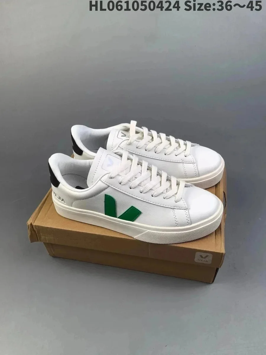 Veja V-10 White Green Sneakers