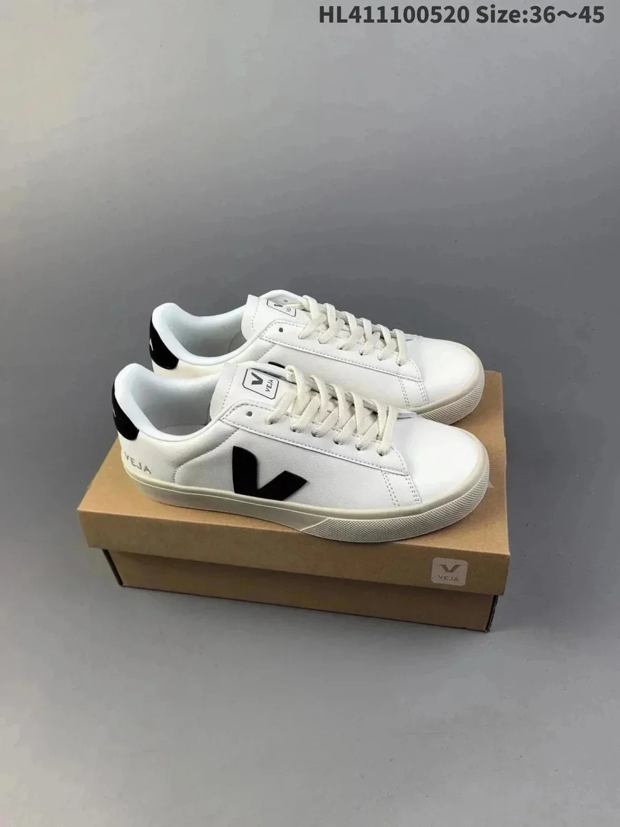 Veja V-10 White/Black Sneakers