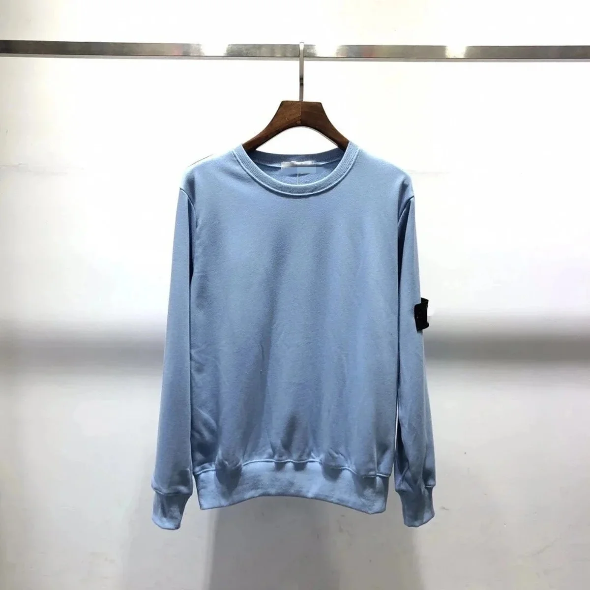 Stone Island 68-15 Light Blue Crewneck Sweatshirt