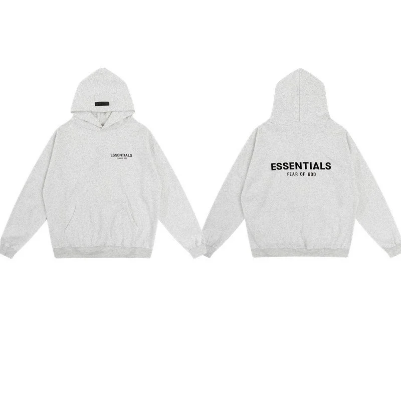 Fear of God Essentials Hoodie Light Grey Sweatshirt