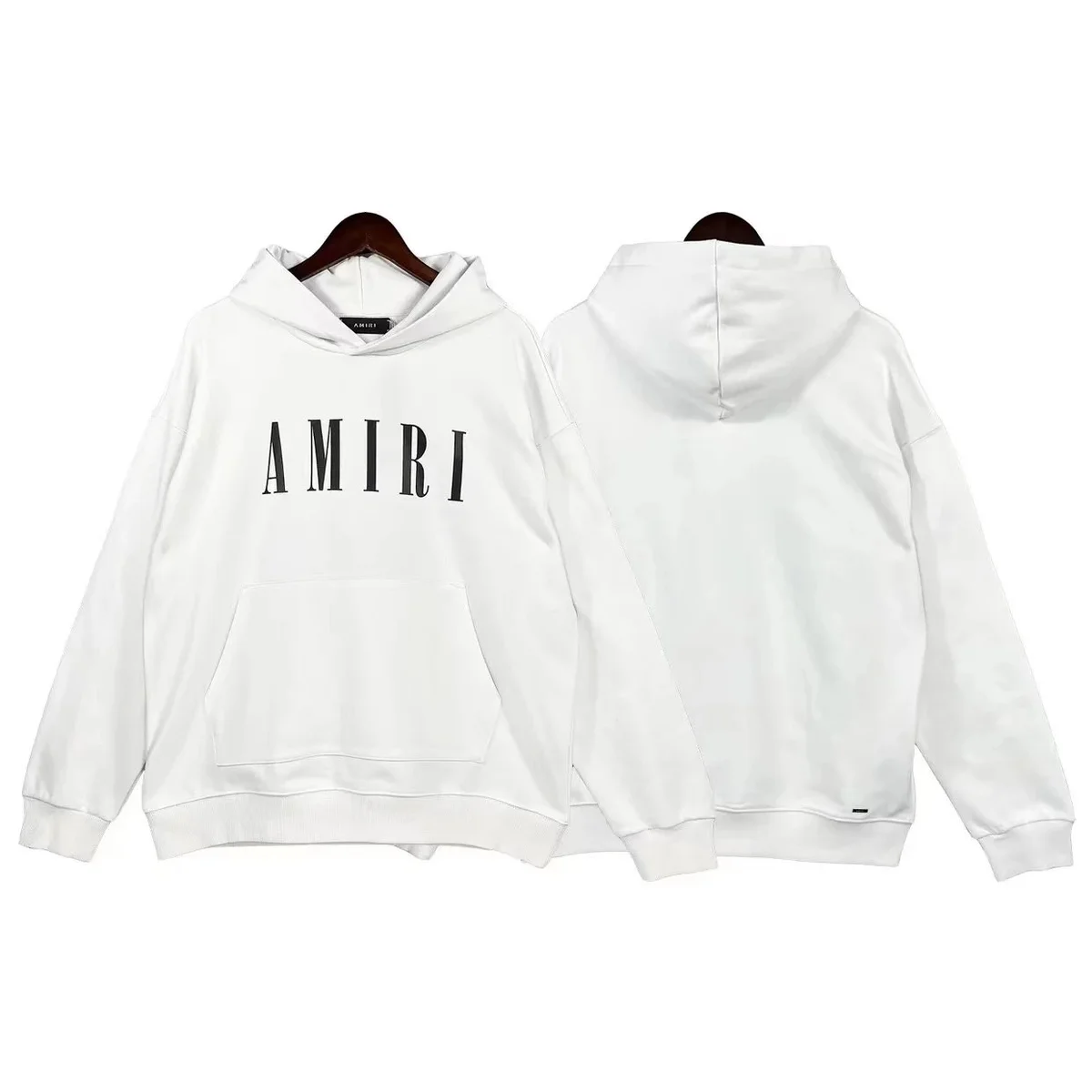 Amiri White AMIRI Logo Hoodie