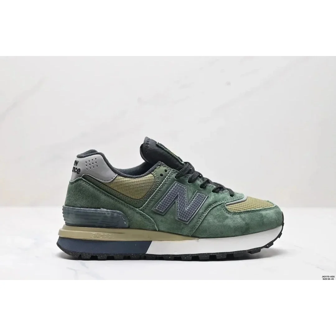 New Balance 574 Olive Green Sneakers