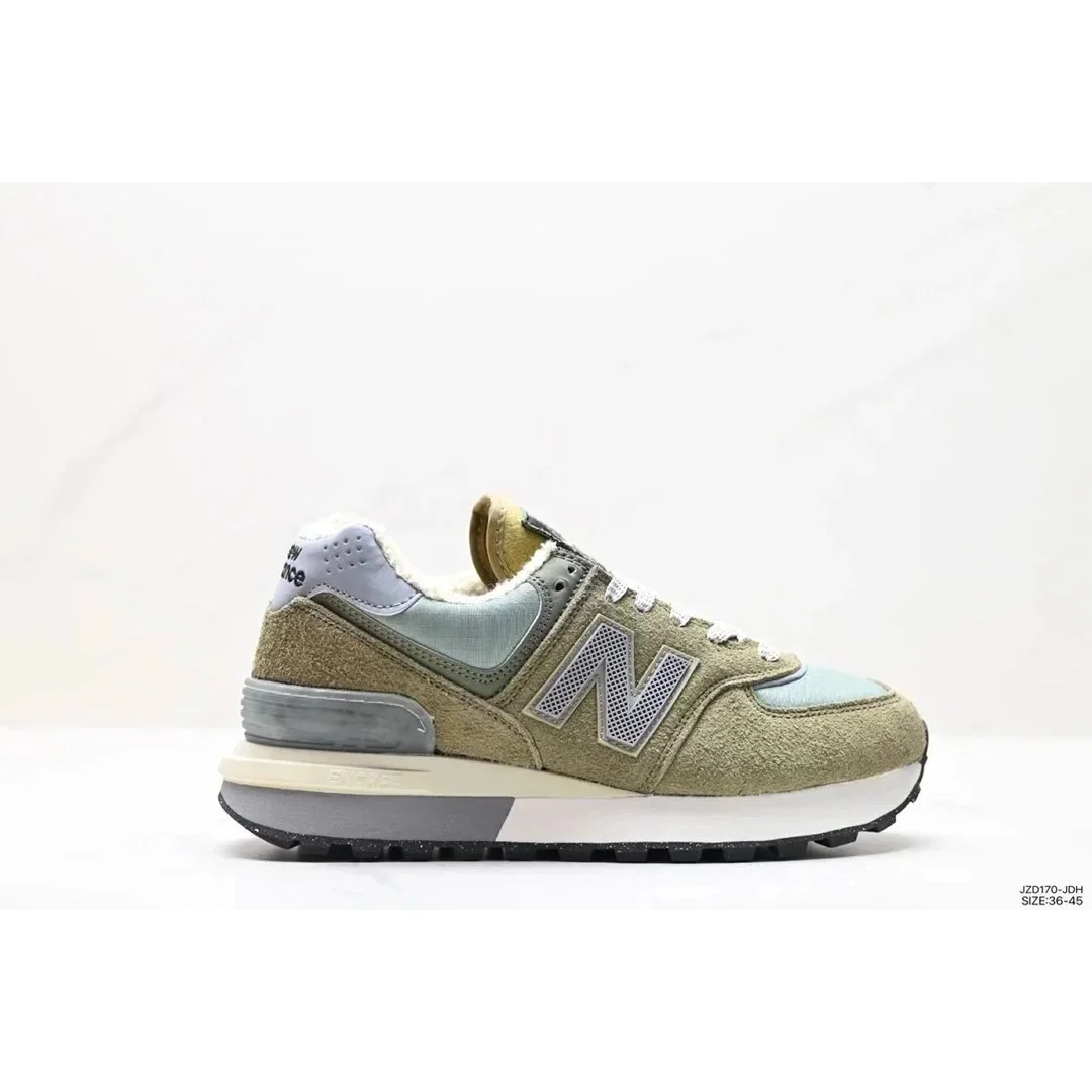 New Balance 574 Olive Green Sneakers