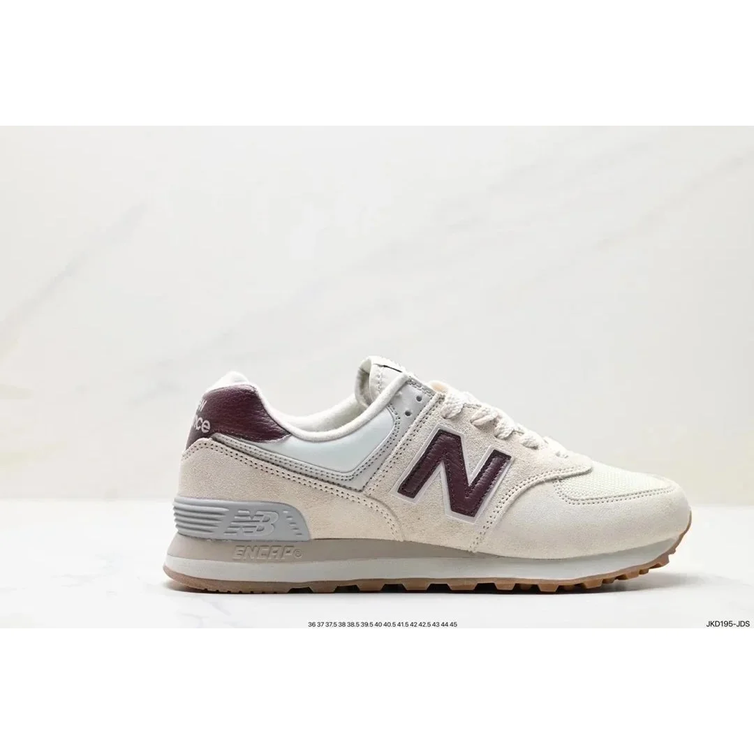 New Balance 574 ML574 Sail/Burgundy Sneakers