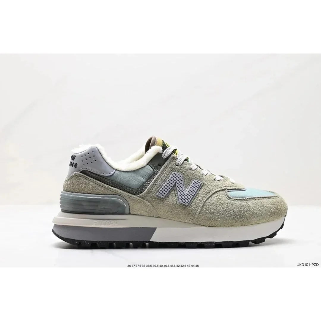 New Balance 574 Made in UK Olive/Blue Sneakers