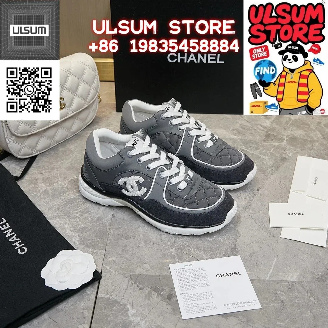 Chanel Runners Grey/White Sneakers