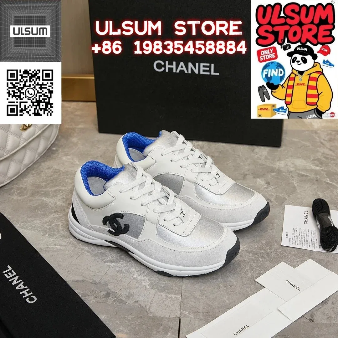 Chanel Runners White/Blue Sneakers