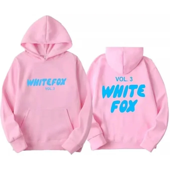 White Fox Vol. 3 Pink Hoodie