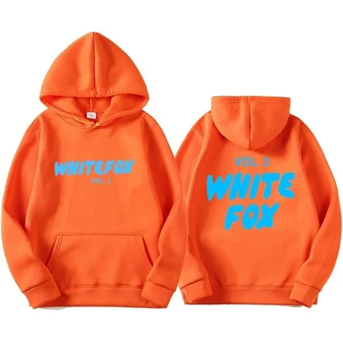 White Fox Vol. 3 Orange Hoodie