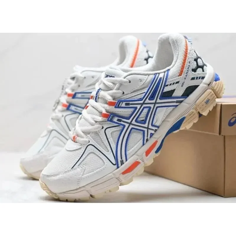 ASICS Gel-Kayano 19 White/Blue Sneakers
