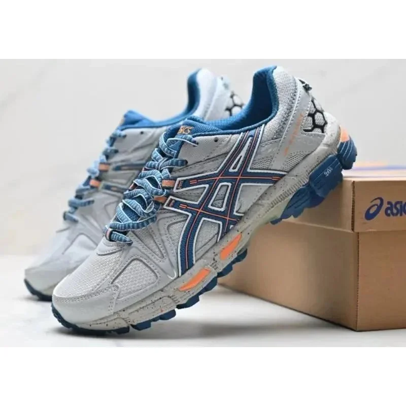 ASICS Gel-Nimbus Grey/Blue Running Sneakers