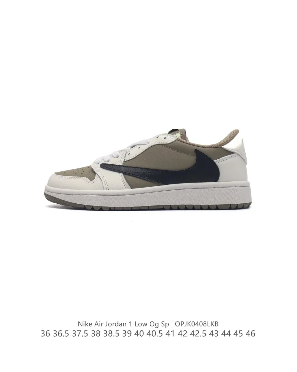 Nike Air Jordan 1 Low Olive Green Sneakers