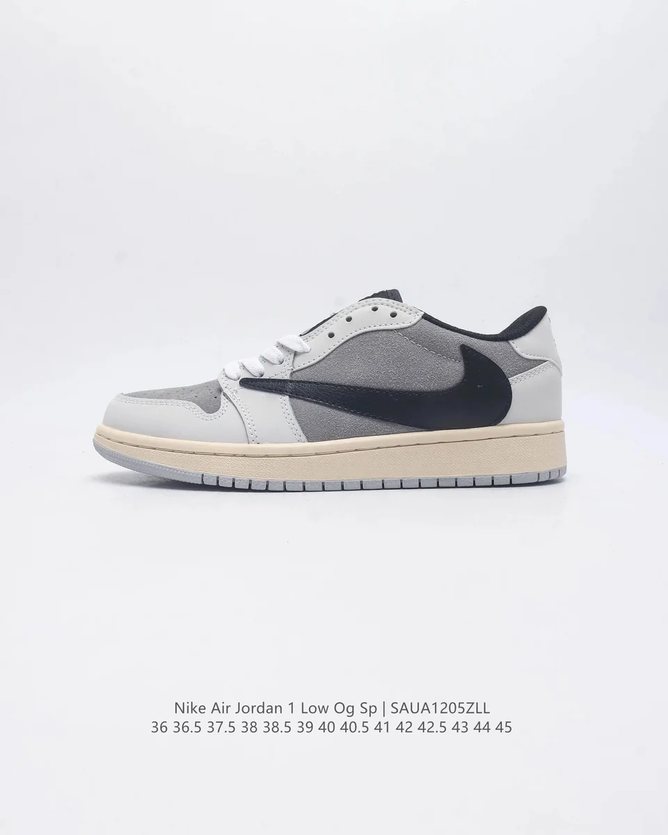 Nike Air Jordan 1 Low Sail/Black Sneakers