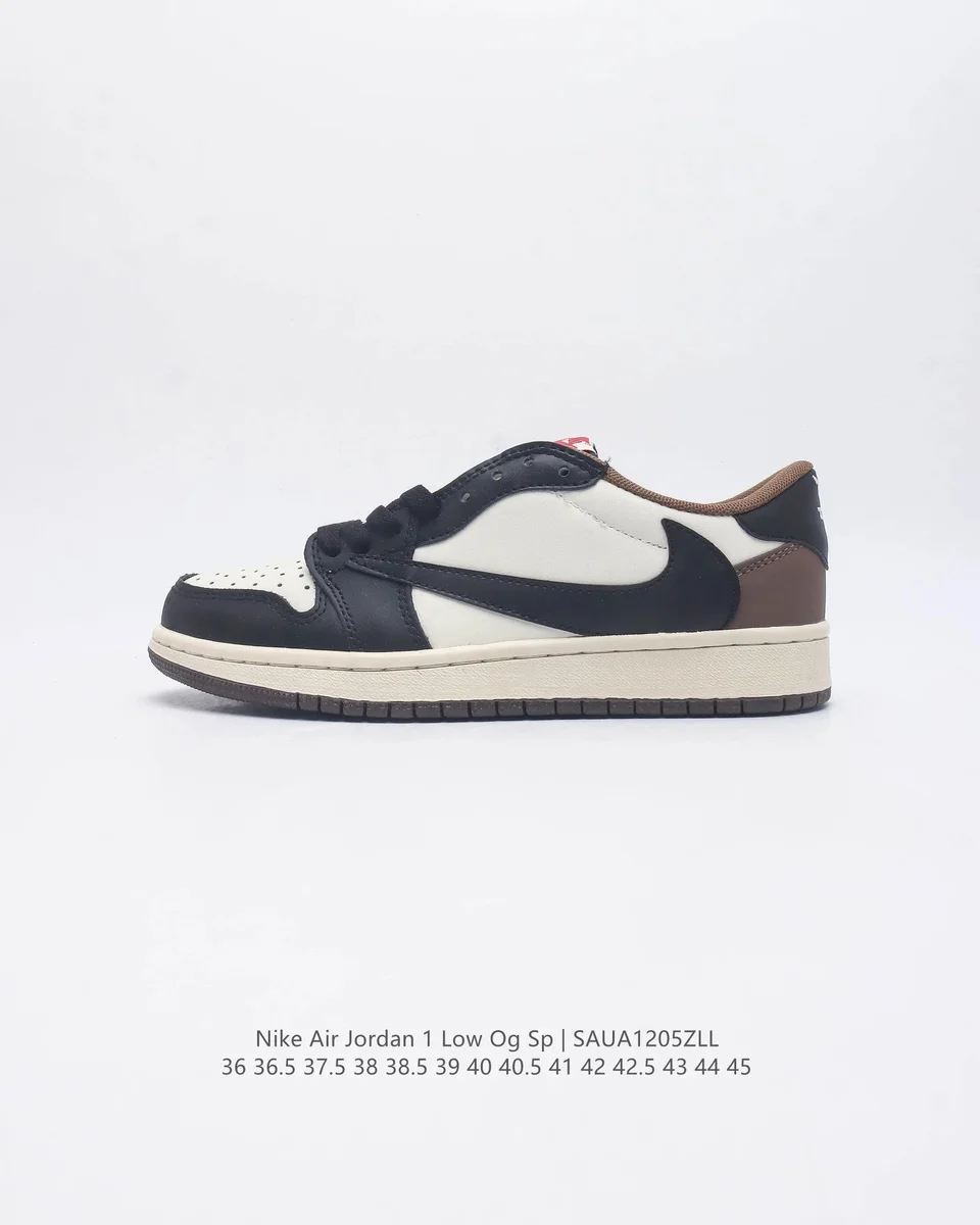 Nike Air Jordan 1 Low Og Sp Sail/Black/Brown Sneakers