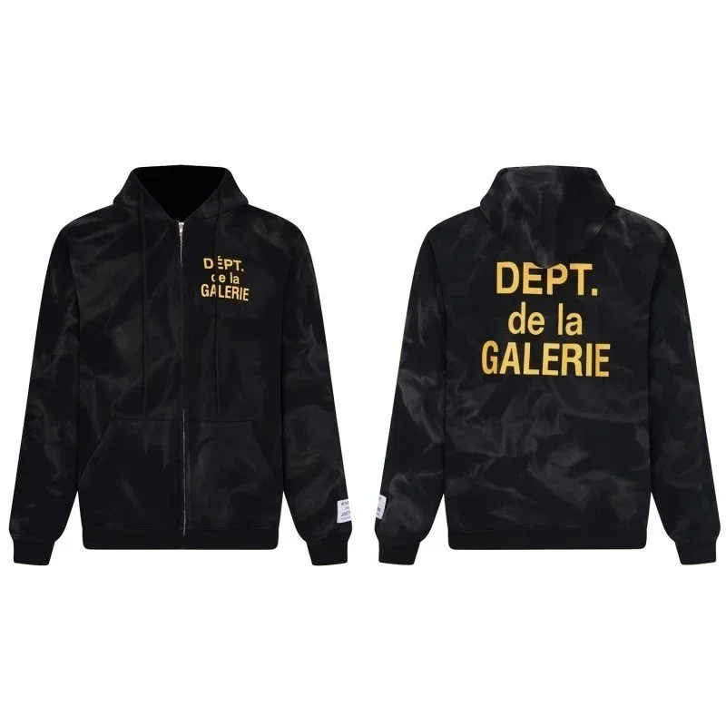 Gallery Dept. Dept De La Galerie Tie-Dye Zip-Up Hoodie A38