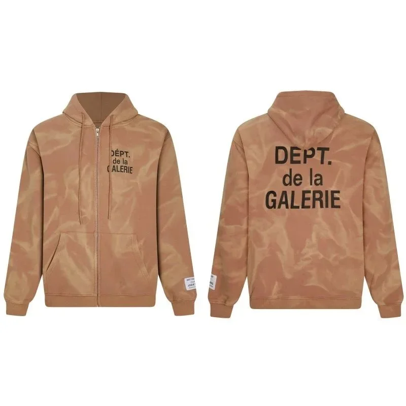 Gallery Dept. Dept De La Galerie Tie-Dye Zip-Up Hoodie
