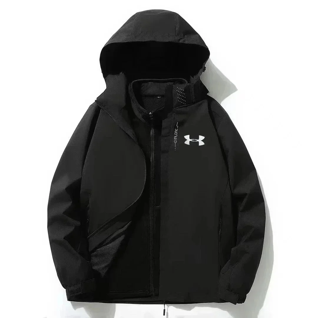 Under Armour Black Two-Piece Set with Fleece Lining Jacket