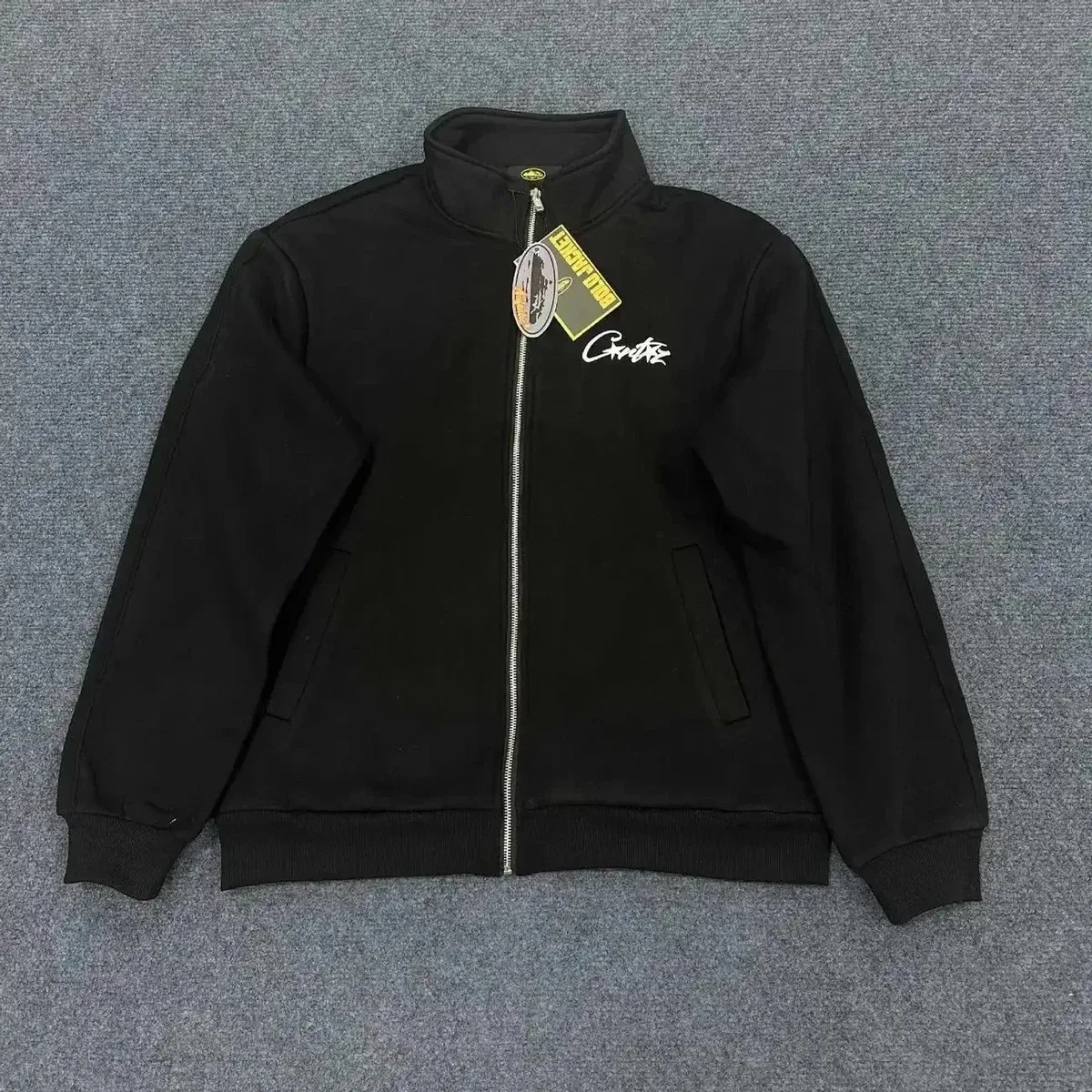 Black 'Christie' Zip-Up Jacket