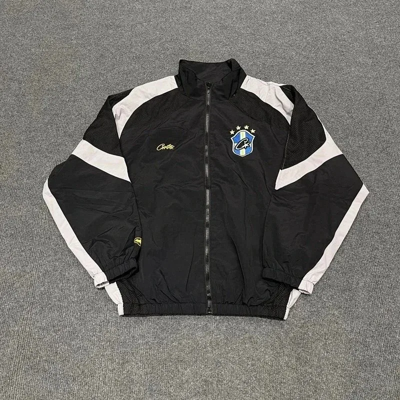 Black & White Sports Jacket Track Top