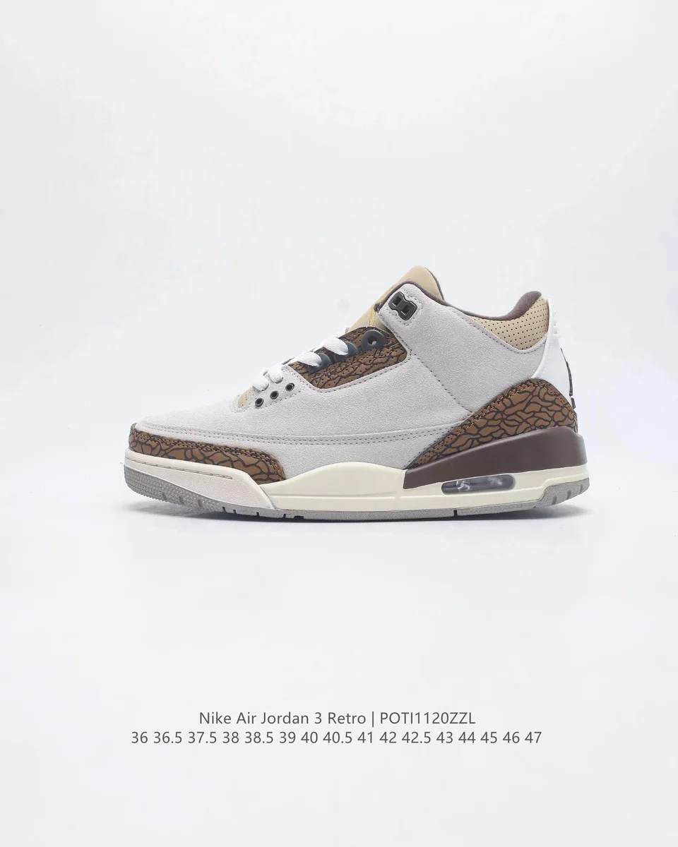 Nike Air Jordan 3 Retro Cement Grey/University Red Sneakers