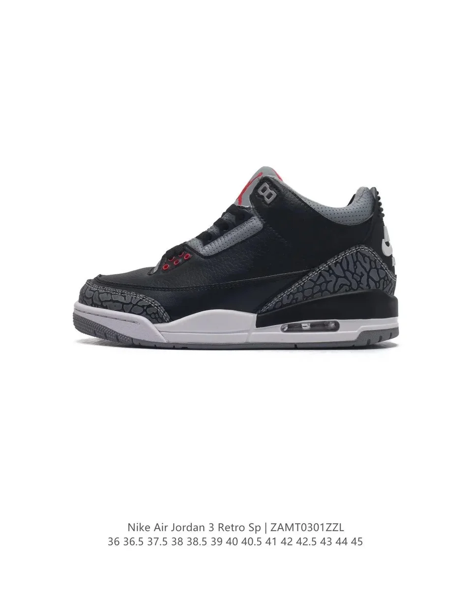 Nike Air Jordan 3 Retro Sp Black Cement Sneakers
