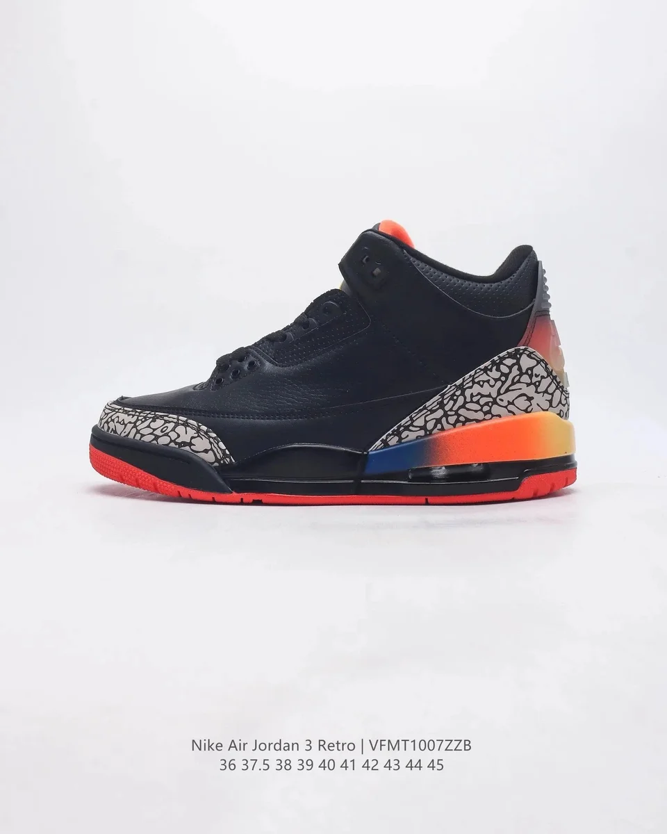 Nike Air Jordan 3 Retro 'Fire Red' Sneakers