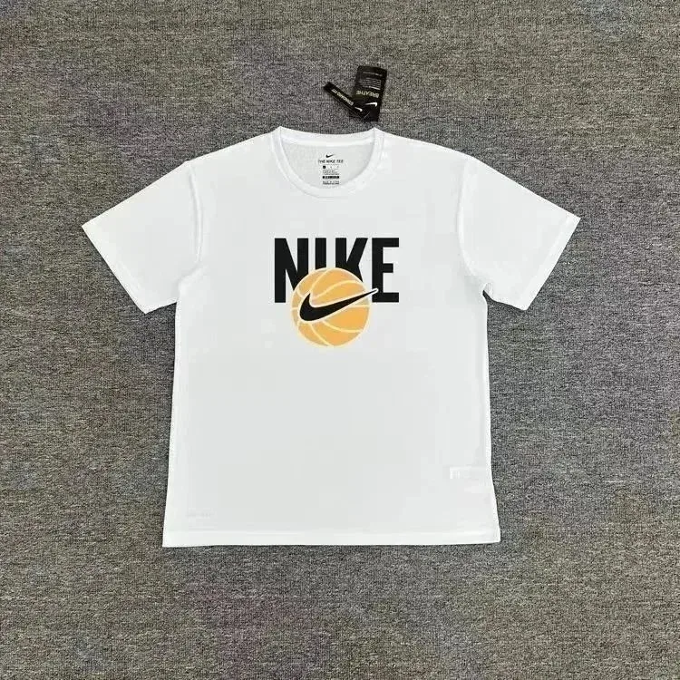 Nike White Basketball Graphic T-Shirt