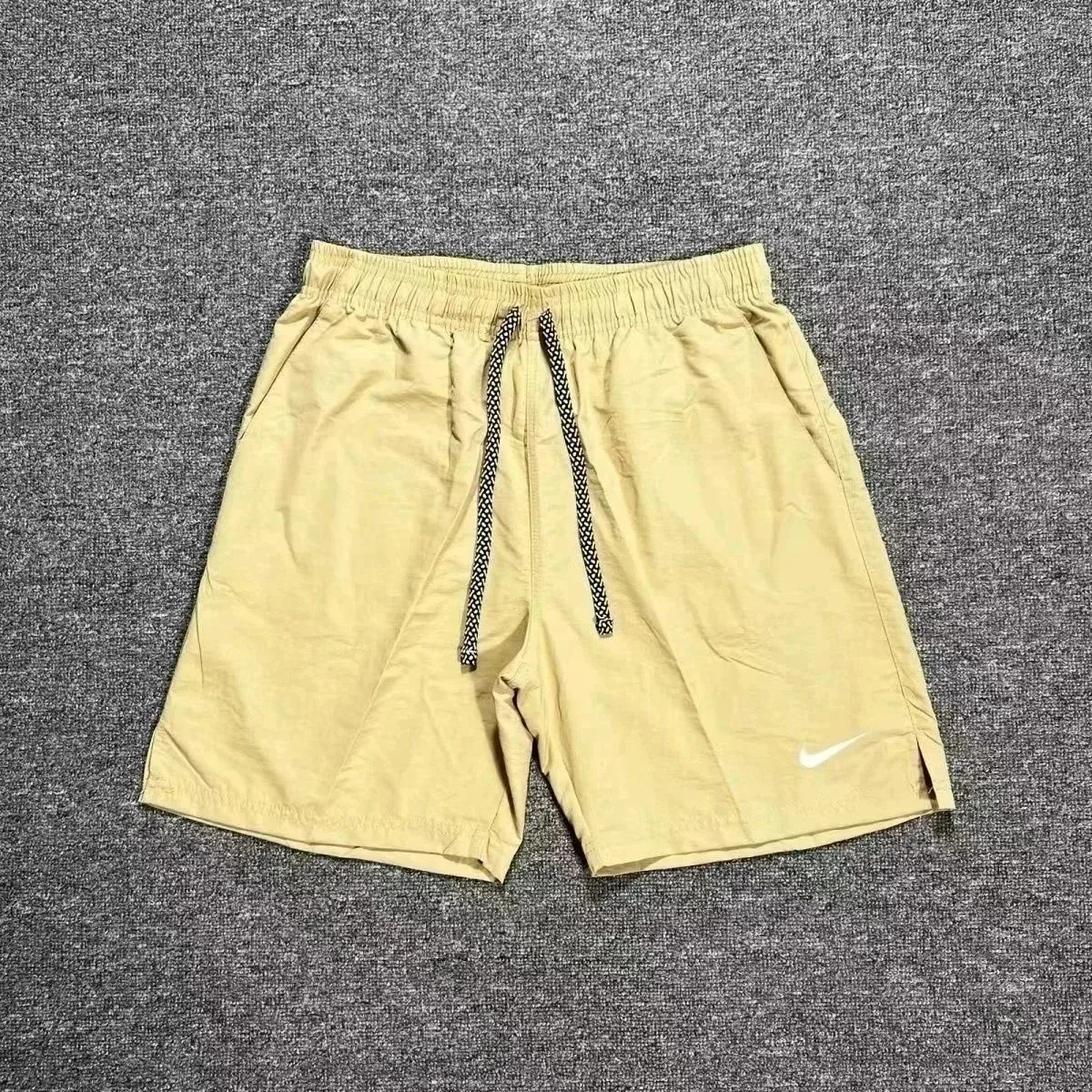 Nike Yellow Solid Shorts
