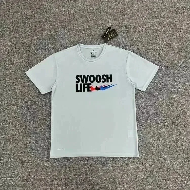 Nike Swoosh Life Light Grey T-Shirt