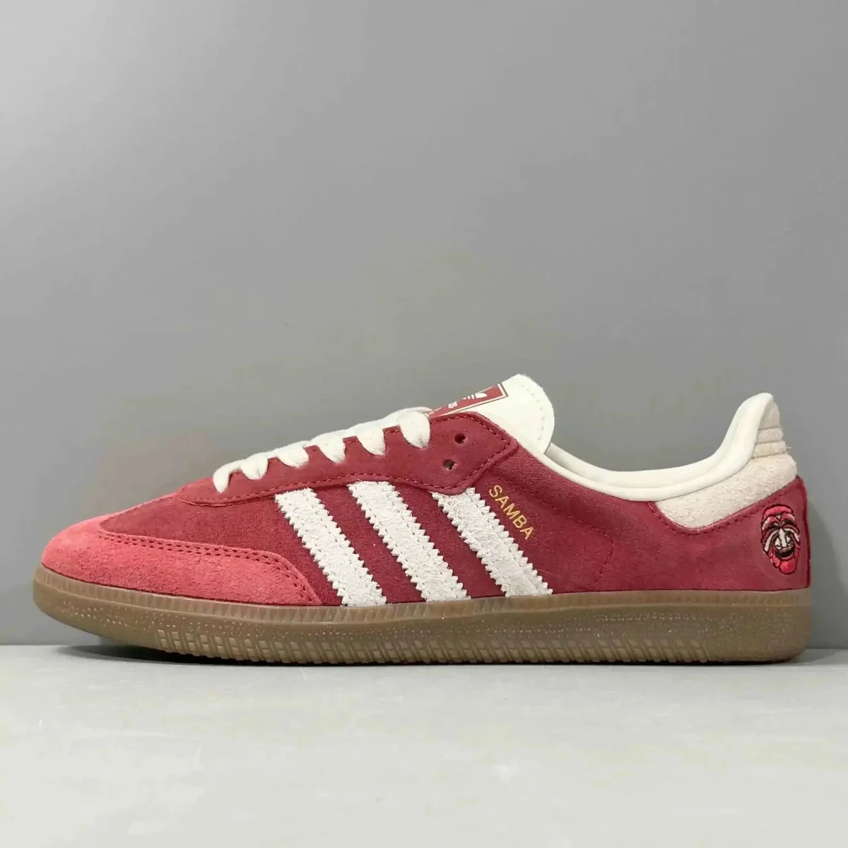 Adidas Samba Red & White Sneakers
