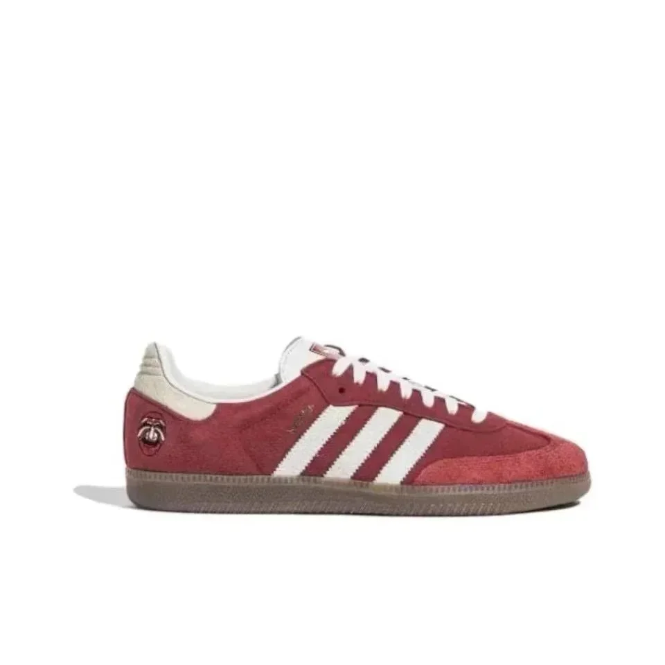 Adidas Samba 34 Burgundy/White Sneakers