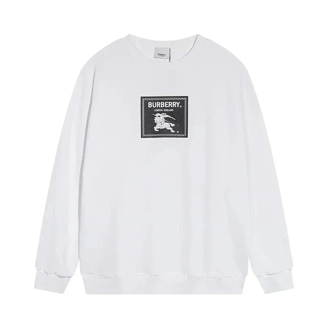 Burberry Burberry White Classic Logo Sweatshirt White - 1