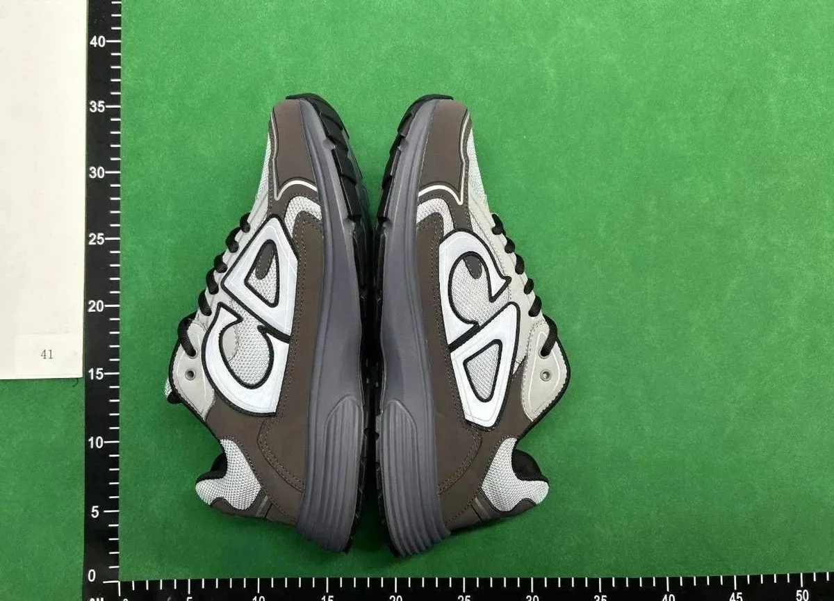 Dior CD Logo Brown & White Sneakers