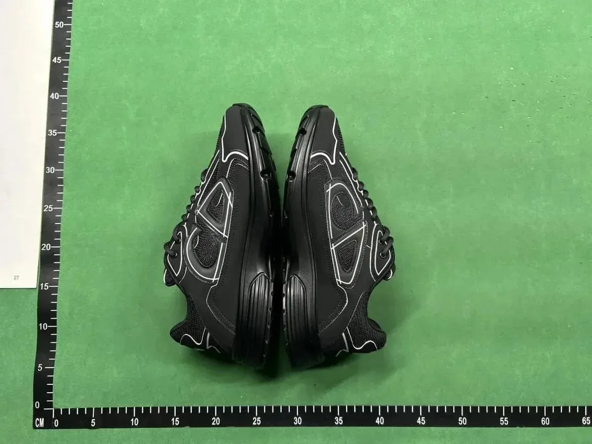 Dior Dior Air Force 1 Black/White Sneakers Black - 1