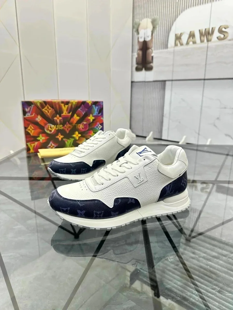 Louis Vuitton LV Trainer White/Blue Sneakers