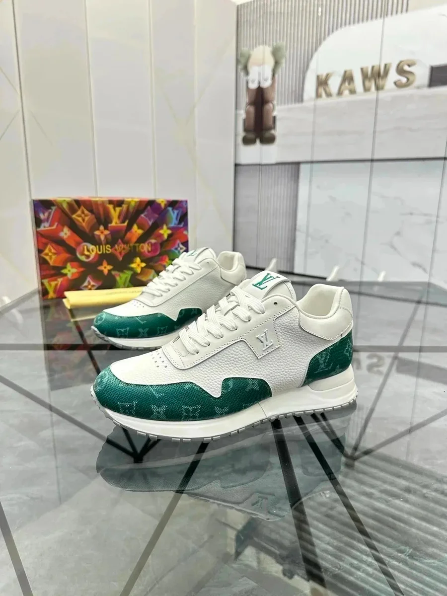 Louis Vuitton LV Trainer White/Green Sneakers