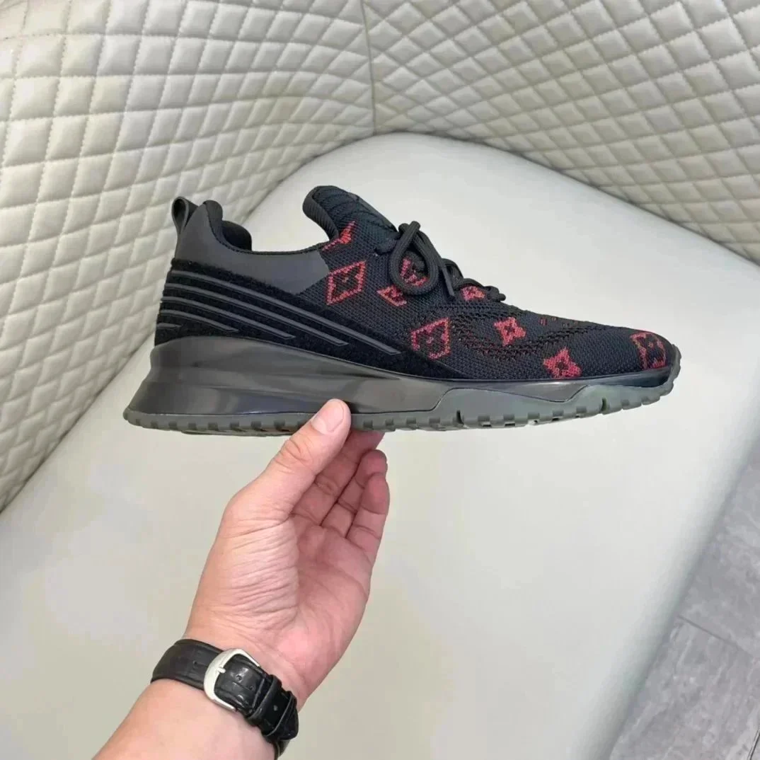 Louis Vuitton LV Trainer Black/Red Sneakers