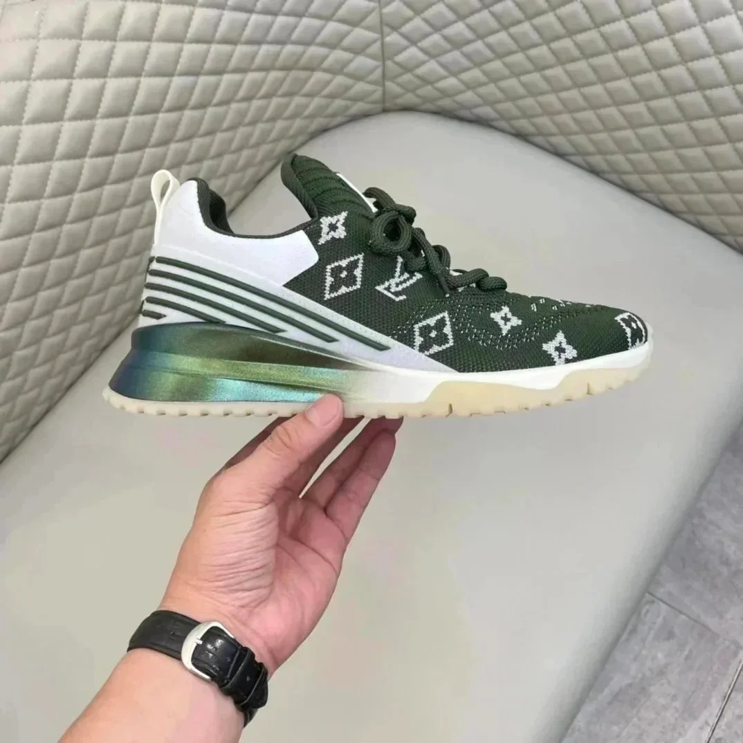 Louis Vuitton LV Trainer Monogram Olive Sneakers