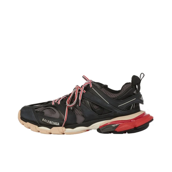 Balenciaga Balenciaga Track.3.0 Black/Red Sneakers Black - 1