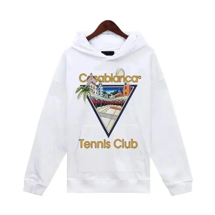 White Casablanca Tennis Club Hoodie